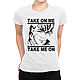Cotton T-shirt 'A-ha - Take On Me', T-shirts, Moscow,  Фото №1