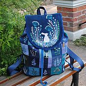 Рюкзак с вышивкой "Осенние травы"