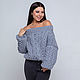 Grey sweater for women, Sweaters, Moscow,  Фото №1