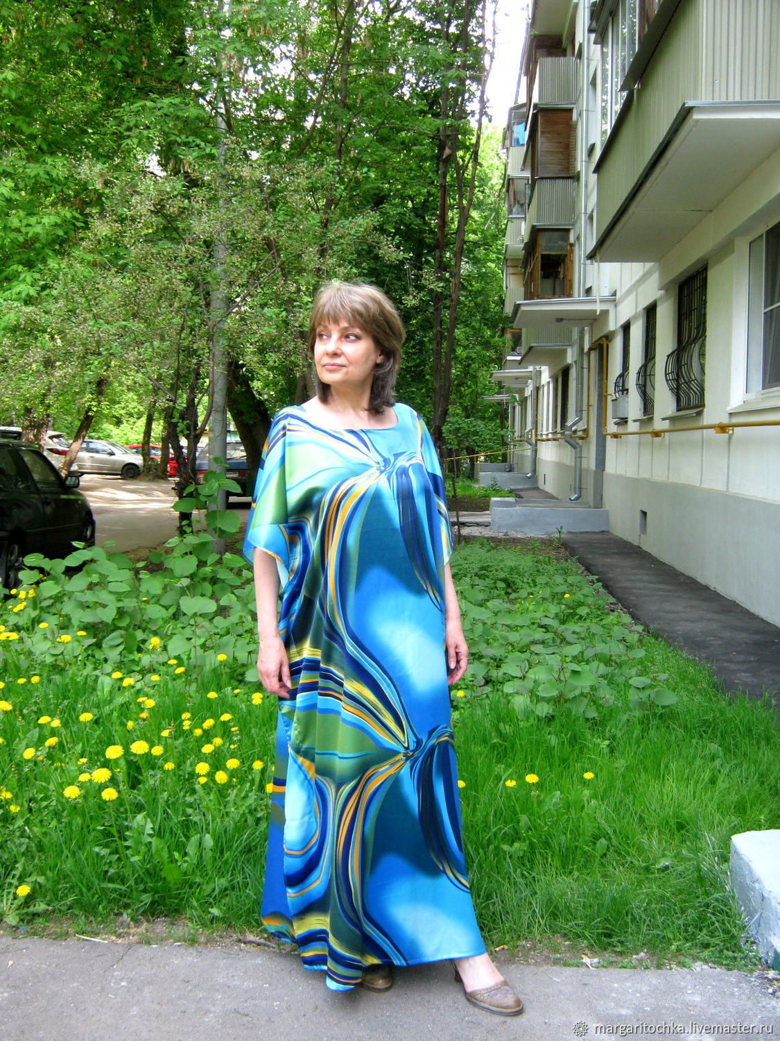 Платье для отдыха Голубая лагуна купить в интернет-магазине Ярмарка ...