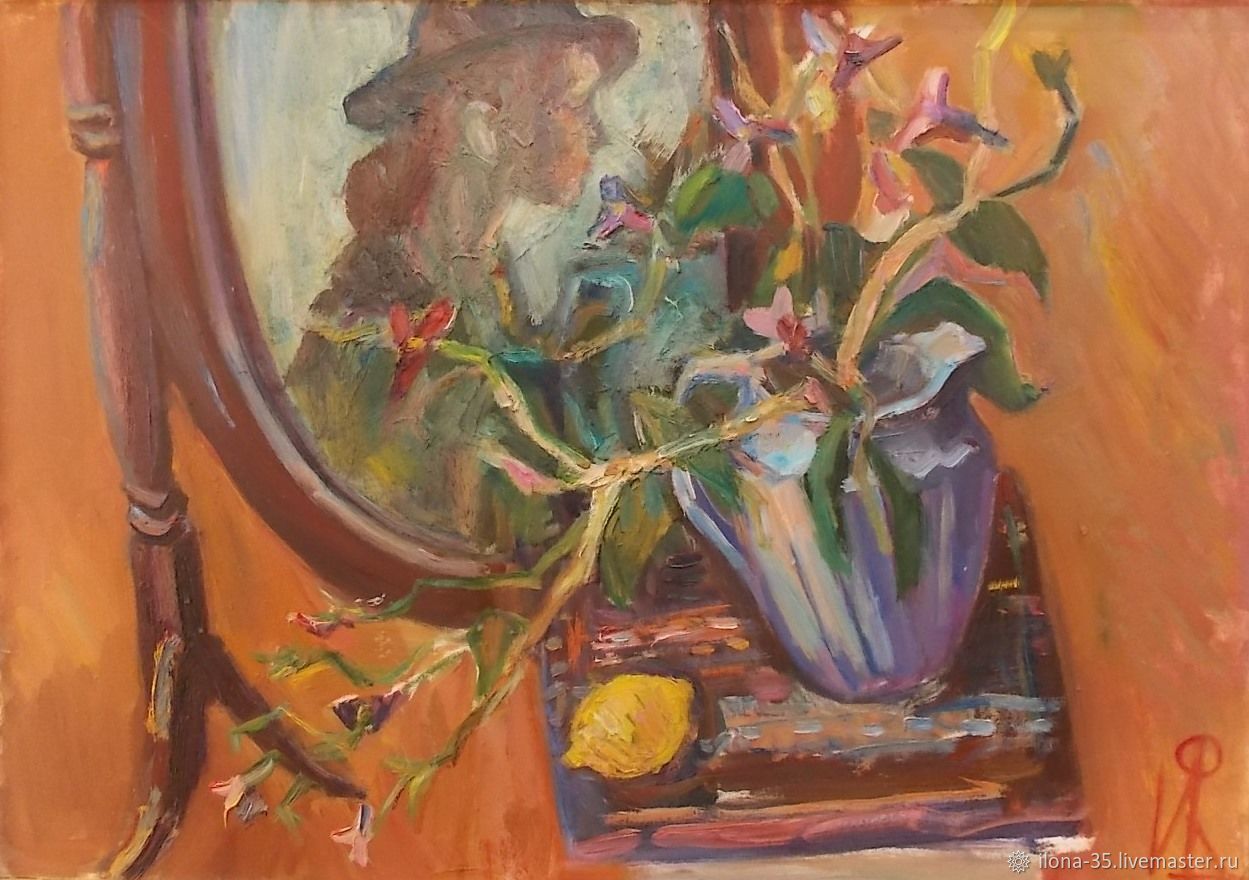 Картины: Натюрморт с зеркалом. в интернет-магазине на Ярмарке Мастеров ...