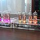 Заказать  Часы на лампах 2 шт. Nixie_Clock_Lamp. Ярмарка Мастеров. . Часы ламповые Фото №3