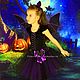 El traje de murciélago para las niñas. Carnival costumes for children. Little Princess. Интернет-магазин Ярмарка Мастеров.  Фото №2