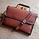 Leather document case, leather bag to buy, Classic Bag, Yuzhno-Uralsk,  Фото №1