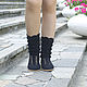 Summer ankle boots ' Emma'. Ankle boot. KnittedBoots. Online shopping on My Livemaster.  Фото №2