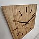 Order Smart square wood wall clock. Mitkin_workshop. Livemaster. . Watch Фото №3