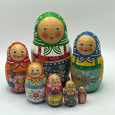Русский стиль ручной работы. Ярмарка Мастеров - ручная работа Матрешка Загорская. Handmade.