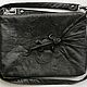 Leather bag with a strap 'Agama Lizard'. Crossbody bag. newandw. My Livemaster. Фото №4