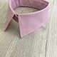  Removable collar/ linen, dusty rose. Collars. ERIO SHOP. My Livemaster. Фото №5