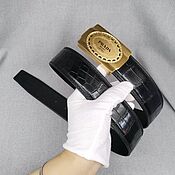 Аксессуары handmade. Livemaster - original item Belts made of genuine crocodile leather, on order!. Handmade.
