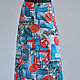 Skirt long cotton knitted Poppies and Letters. Skirts. Skirt Priority (yubkizakaz). My Livemaster. Фото №6