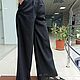  Брюки женские палаццо стильные "Жанна". Брюки. Moda-i-sovremennyj-stil-miss. Ярмарка Мастеров.  Фото №5