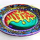 Decorative plate 'Abracadabra' with meaning. Decorative plates. Art by Tanya Shest. My Livemaster. Фото №5