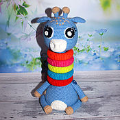 Soft toys: Bear-the guardian of dreams. Bear knitted