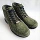 Men's all-wool sneakers Moss. Sneakers. Zhanna. Online shopping on My Livemaster.  Фото №2