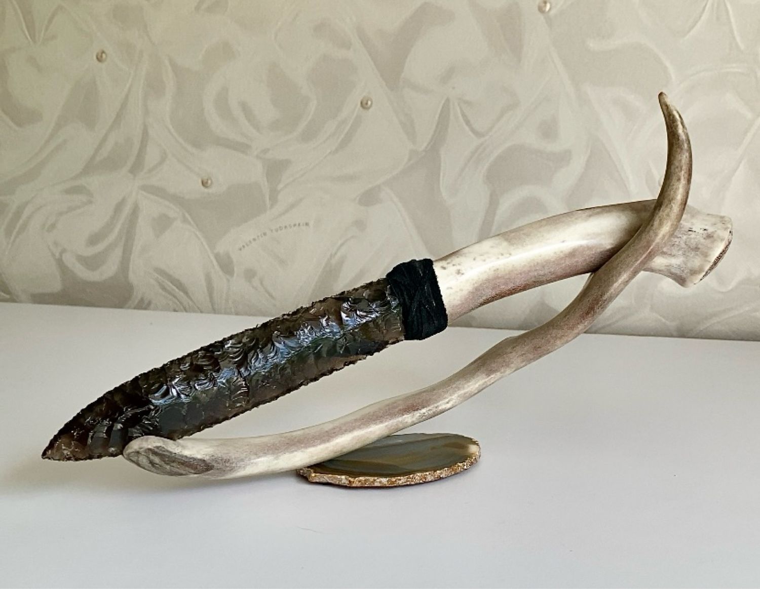 Нож обсидиановый на подставке купить в интернет-магазине Ярмарка ...