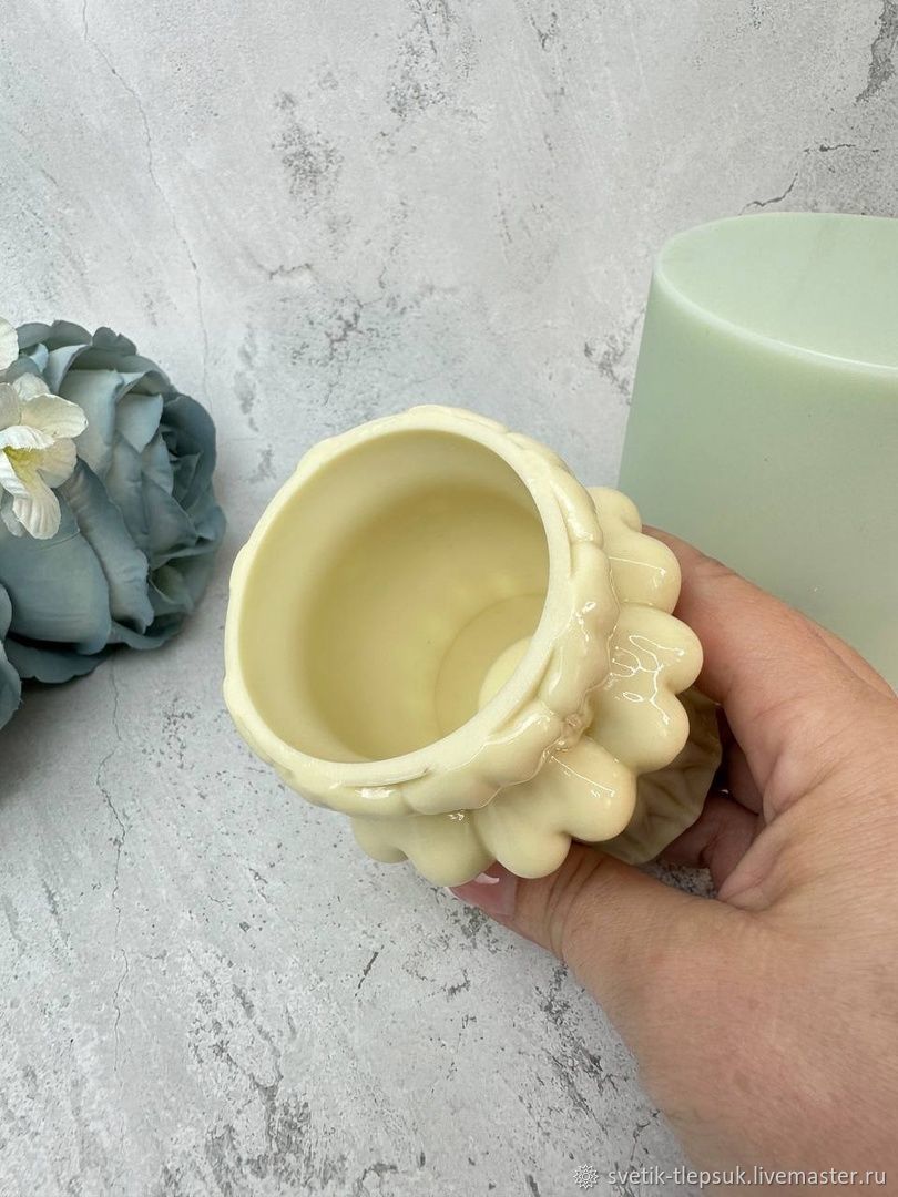 Силиконовая форма: "Кашпо" арт.168 в интернет-магазине Ярмарка Мастеров ...