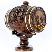 Сувениры и подарки handmade. Livemaster - original item Barrel for wine and cognac 1 liter. Handmade.