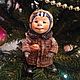 Cotton toy angel in winter Artemka, Christmas decorations, Kaluga,  Фото №1