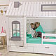 Кровать домик из массива, Мебель для детской, Санкт-Петербург,  Фото №1