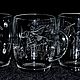 Hunter. Engraved Mugs. Wine Glasses. ArtGraving. My Livemaster. Фото №4