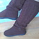 Boots knitted boots. High Boots. Makosh. Online shopping on My Livemaster.  Фото №2