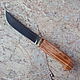 Knife 'Hauki-2' finca d2 bokote etching. Knives. Artesaos e Fortuna. My Livemaster. Фото №4