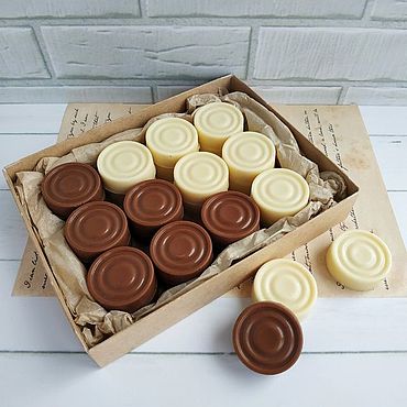 Сувениры и подарки ручной работы. Ярмарка Мастеров - ручная работа Шоколадные шашки. Handmade.
