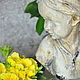 Busto de las niñas en el soporte Vintage decoración envejecida, Figurines, Azov,  Фото №1
