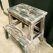 Для дома и интерьера handmade. Livemaster - original item Chair-bookcase, stool-ladder, tree, step, stepladder. Handmade.
