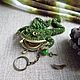 keychain: Frog from beads keychain-coin box. Key chain. SilkArt Tatyana. My Livemaster. Фото №4