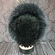Fur hat made of natural fur'Medusa'. ( Premium). Caps. kupimeh. My Livemaster. Фото №5