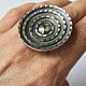 Кольцо крупное безразмерное Магический круг". Кольца. Newstylejewelry. Ярмарка Мастеров.  Фото №10