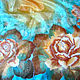Order Batik scarf 'Roses vintage 2'. OlgaPastukhovaArt. Livemaster. . Shawls1 Фото №3