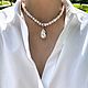 Чокер из жемчуга и серебра. Бусы из жемчуга и серебра. Бусы. 4NADYA Jewelry. Ярмарка Мастеров.  Фото №6