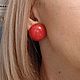 Винтаж: Клипсы 70-х годов. Пластик. Серьги винтажные. Lorena.bijoux. Ярмарка Мастеров.  Фото №5