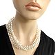 Order Necklace made of natural pearls and rock crystal 'White Cherry'. Magical Beauty Gems. Livemaster. . Necklace Фото №3