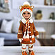 Order Clothes for Paola Reina dolls. A warm set of 'Fox'. DeSouris (desouris). Livemaster. . Clothes for dolls Фото №3