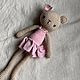 ВЯЗАНАЯ ИГРУШКА МИШКА ДЕВОЧКА. Амигуруми куклы и игрушки. Мастерская Кря | Игрушки | Текстиль. Ярмарка Мастеров.  Фото №5