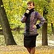 Куртка "Фаворит" из павловопосадского платка. Куртки. AFashion. Интернет-магазин Ярмарка Мастеров.  Фото №2