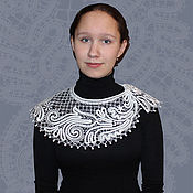 Summer scarf Vologda Vyatka lace