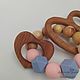 Order Wooden Rodent Heart with Silicone and Juniper Beads. Very big ears (verybigears). Livemaster. . Teethers and rattles Фото №3
