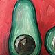Oil painting minimalistic still life ' Avocado on Red». Pictures. letymary (letymary). My Livemaster. Фото №5
