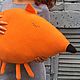Лиса мягкая игрушка. Мягкие игрушки. FoxAnna Игрушки-подушки от Анны. Ярмарка Мастеров.  Фото №6