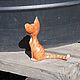 Author's copy of the figure Red cat. Figurines. Revkova Tatiana (figurki-sculpt). My Livemaster. Фото №5