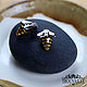 earrings: Porcelain earrings-bees, Earrings, Rostov-on-Don,  Фото №1