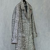 Мужская одежда handmade. Livemaster - original item Men`s long coat, autumn, tweed, wool. Handmade.