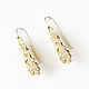 Crumpled earrings, gold earrings, broach earrings 2024 style. Earrings. Irina Moro. My Livemaster. Фото №6