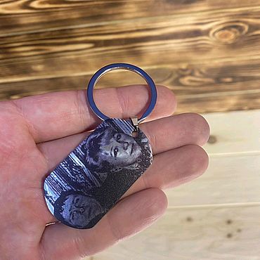 ручной работы. Ярмарка Мастеров - ручная работа Жетон с гравировкой и уф-печатью. Handmade.