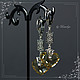 Heart earrings with Swarovski crystals 'First love', Earrings, Yaroslavl,  Фото №1